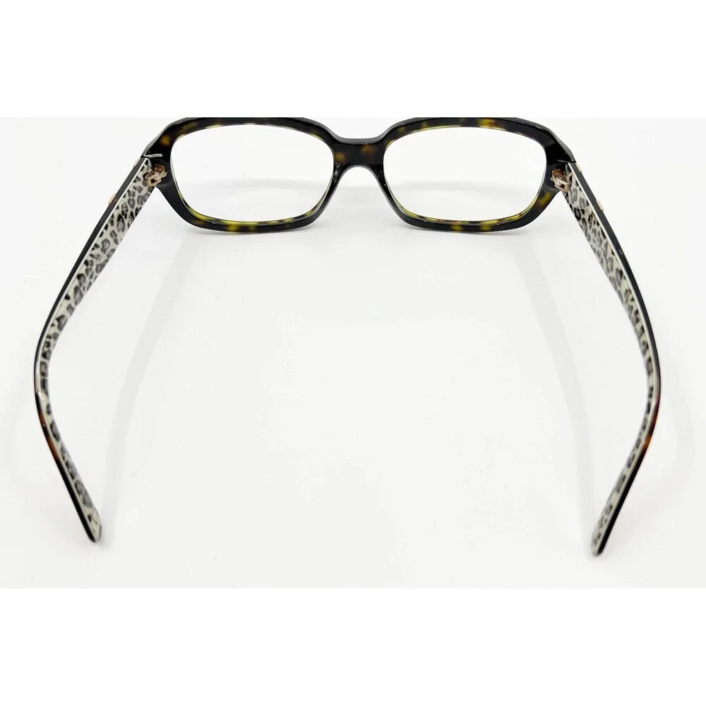 bebe Eyeglass Frames Womens Tortoise Leopard Finest BB7080 57-17-135 42016